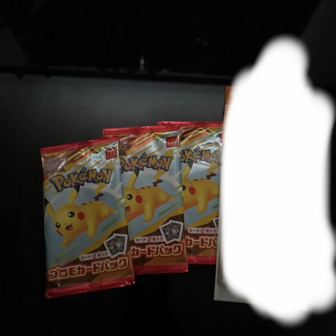 ハッピーセットマクドナルド未開封パックポケモンカード計6枚＋未開封サカキ MEGAプロモカードパック(マクドナルド/ハッピーセット)【未開封パック】{-}