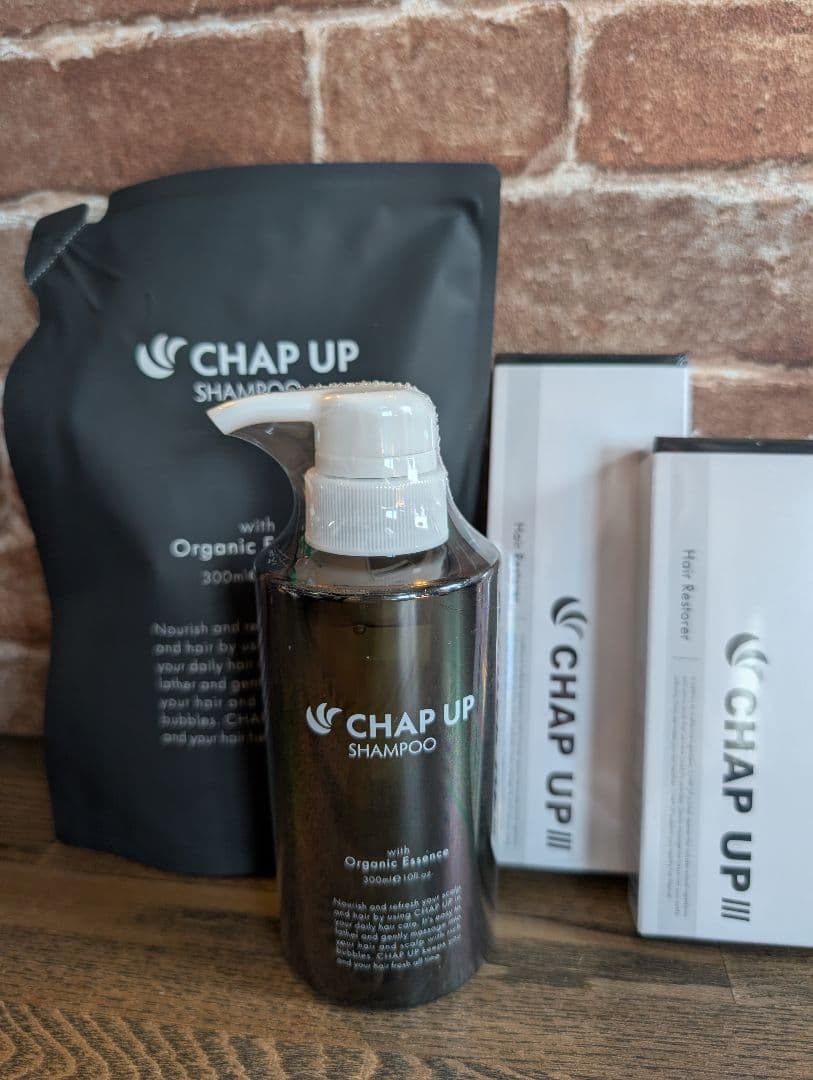 CHAP UP チャップアップ シャンプー 育毛剤セット✕2