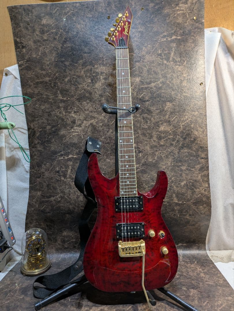 Grassroots Horizon G-HR-43QM ホライゾンエレキギター Grass Roots エレキギターG-HR-43QM See Thru Blue中古()売却済みです