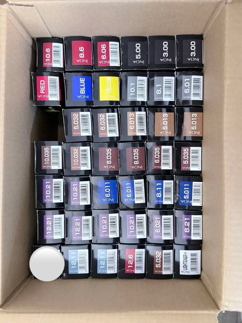 INOA カラーリング剤 2剤プラス多色セット