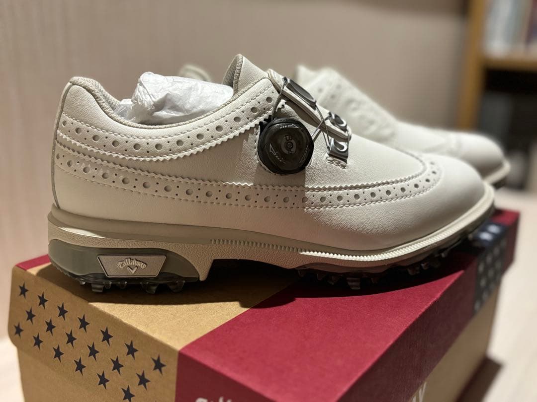 Callaway ゴルフシューズ 女性用 ホワイト BOA 23.0cm