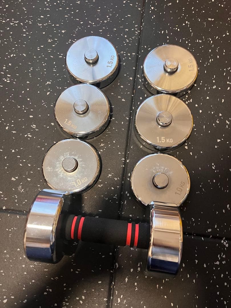 northdeer 可変ダンベル10kg×2個 + 1.5kgプレート4枚セット