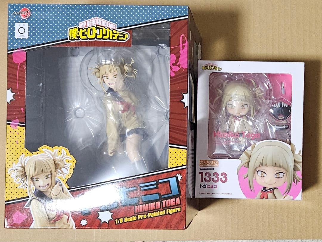 僕のヒーローアカデミア　トガヒミコ　ARTFX　ねんどろいど　2種セット Amazon | 僕のヒーローアカデミア ARTFX J トガヒミコ 1/8スケール PVC