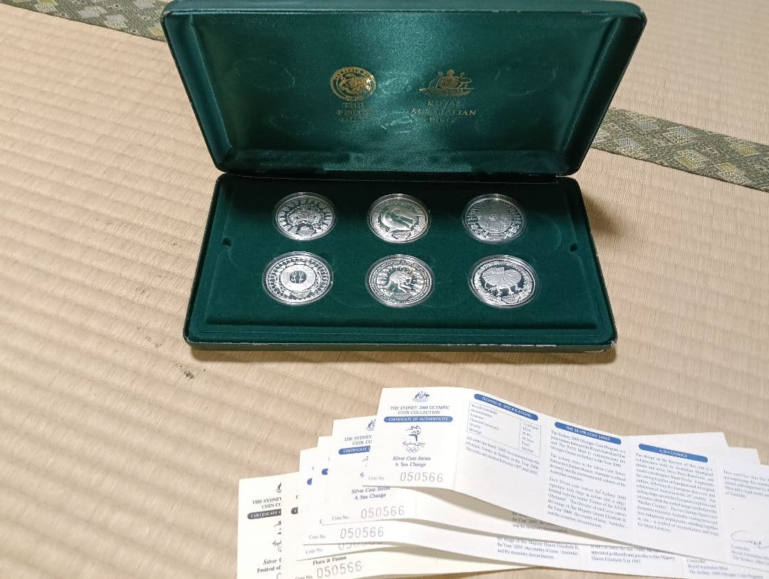 王立造幣局発行 オーストラリア シドニーオリンピック銀貨 純銀 総重量 221g