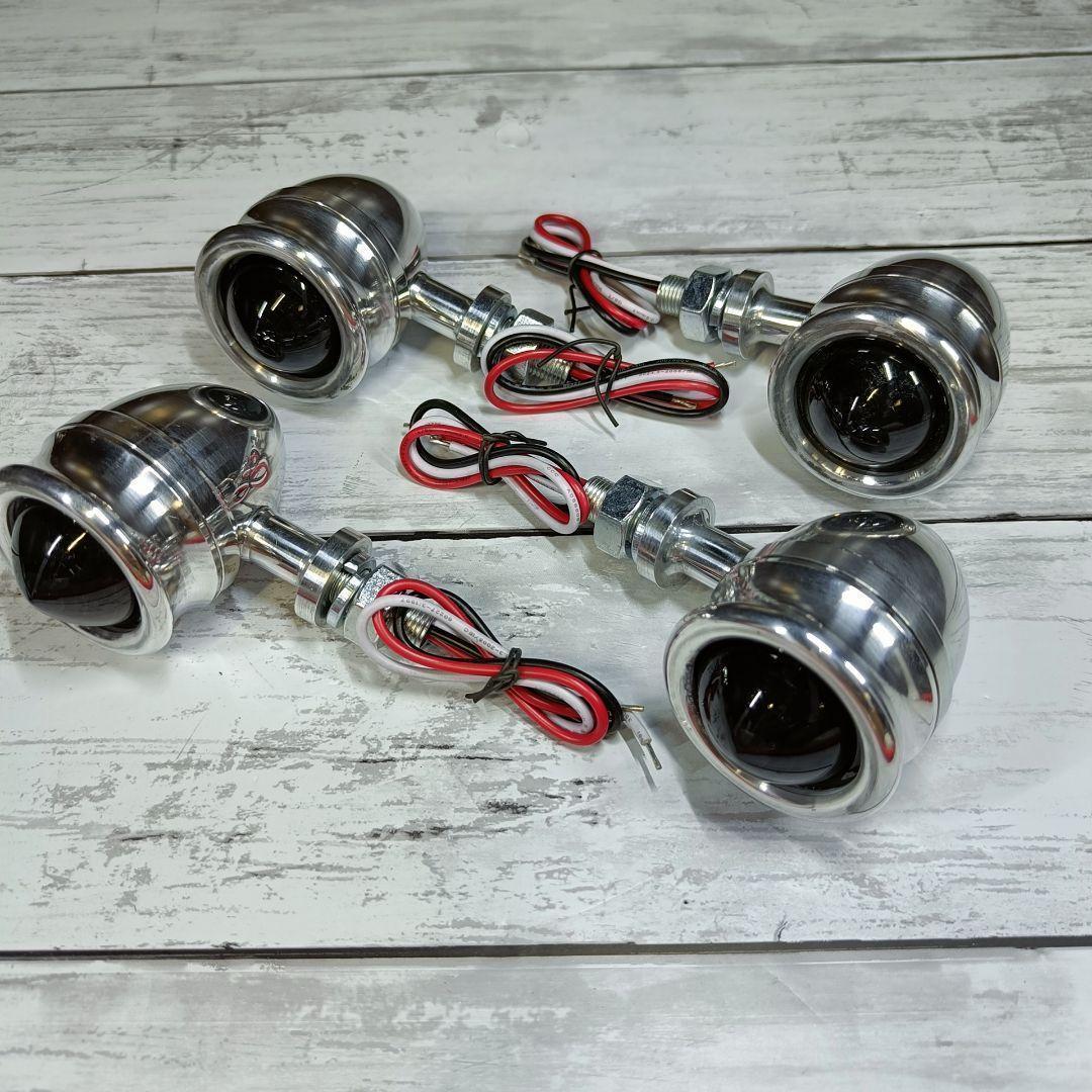 アルミ製ビンテージウインカー　クラシック　ビンテージ　レトロ 管100820