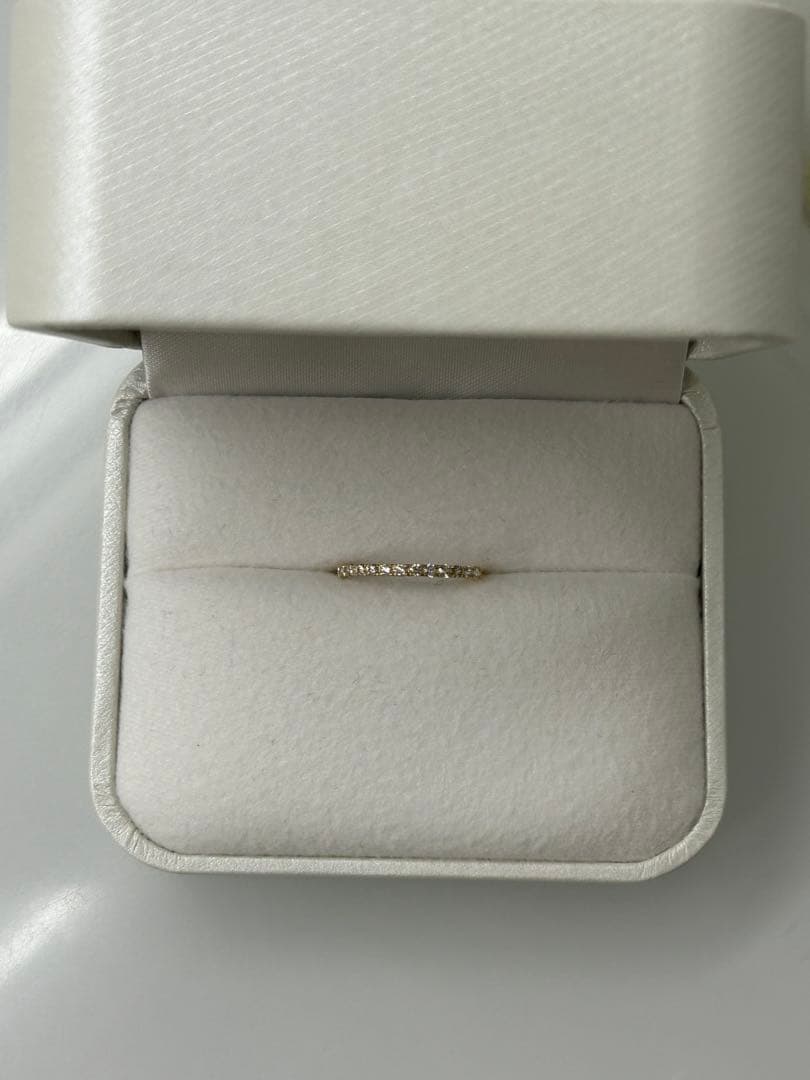 p*i様 K18 イエローゴールド　ハーフエタニティ