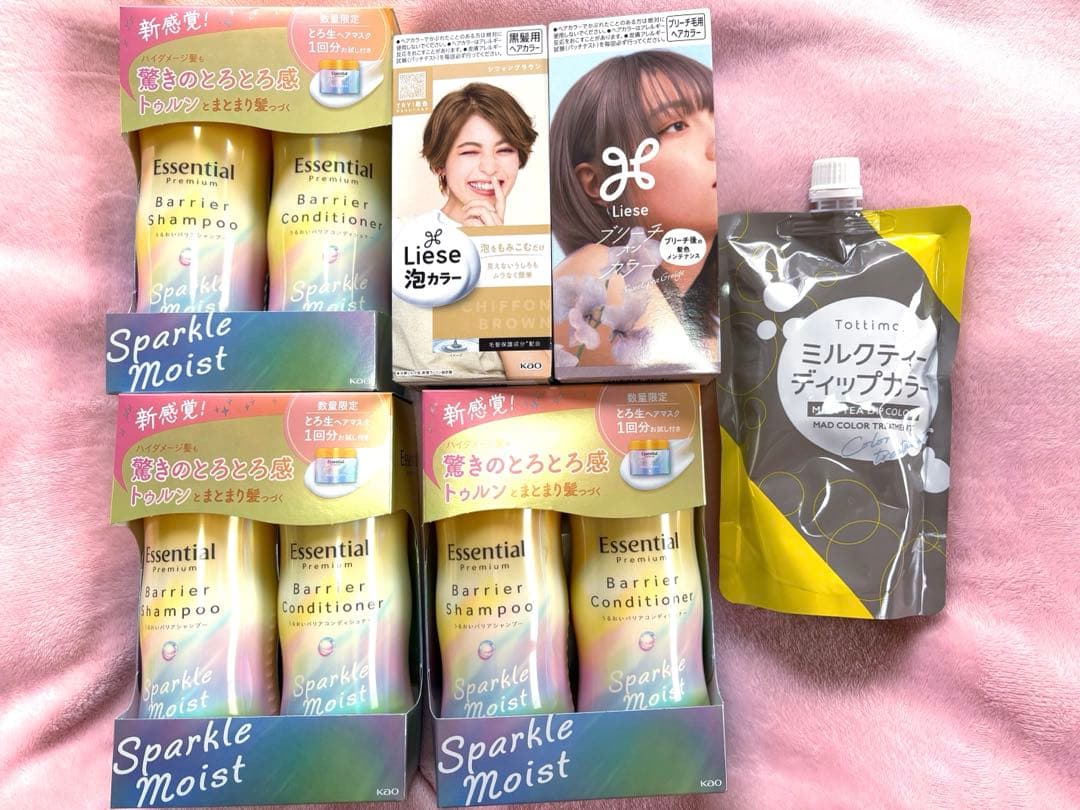 エッセンシャルプレミアム 3個❤️ヘアカラー3種 計6点セット✨最終値下げ価格‼️
