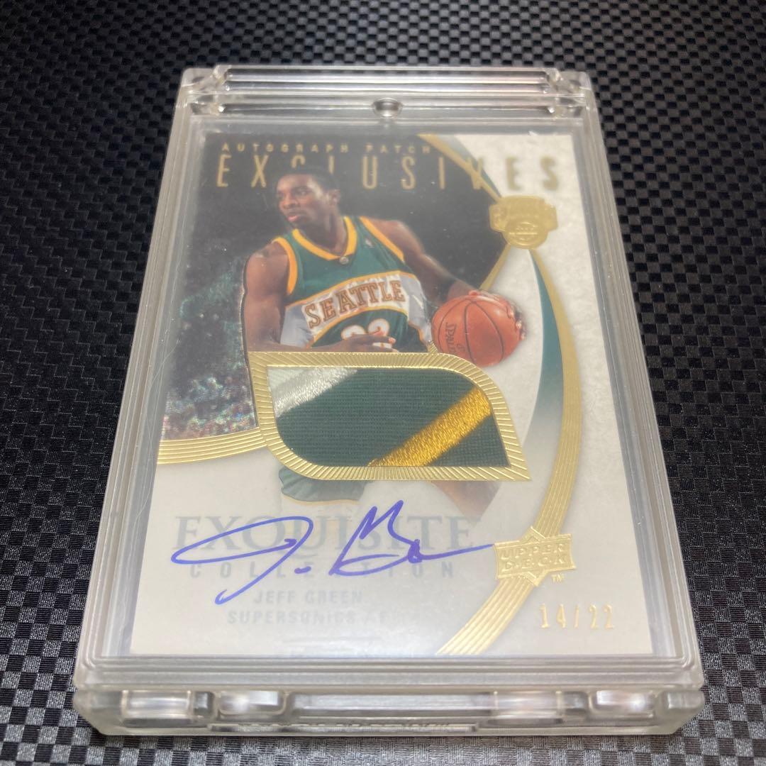 【NBAカード】07-08 exquisite J.Green RPA /22