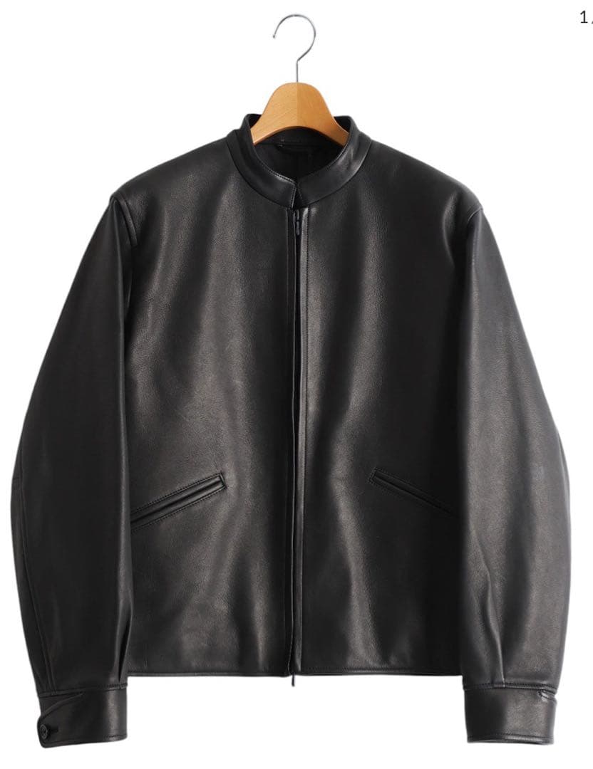 ジャケット・アウター blurhms Lamb Leather Zip Short Jacket