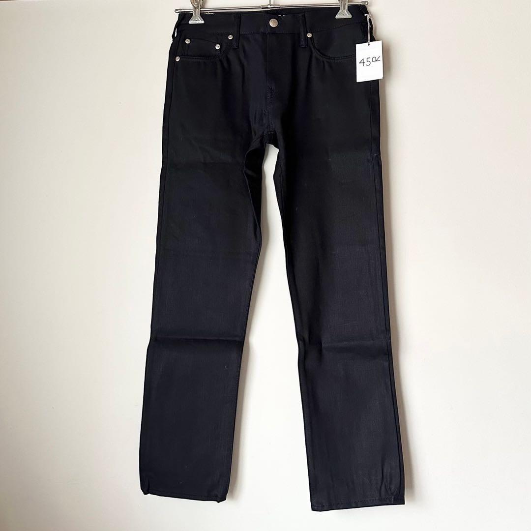 【新品・未使用】 45R おこめデニムの比古比女スリム 後染め ジーンズ 日本製