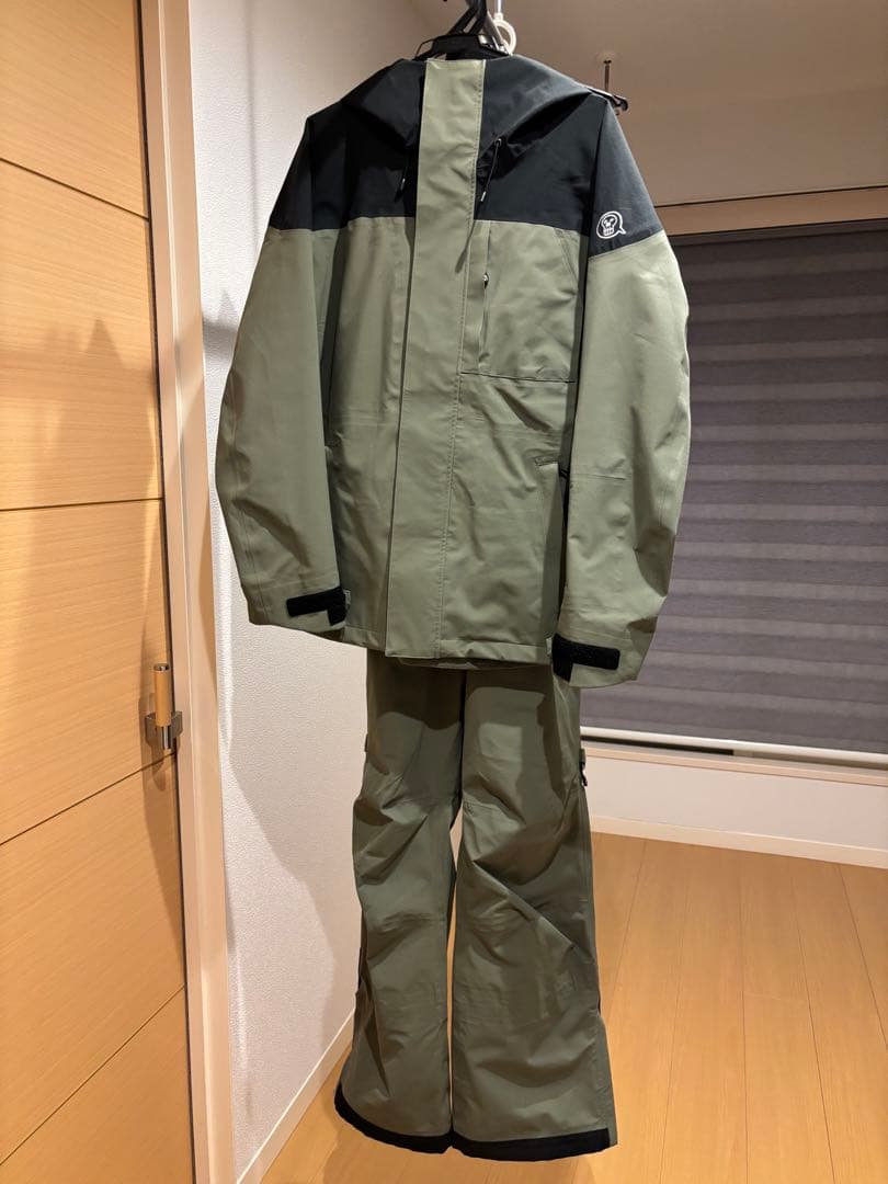 アンファッジ　上下　unfudge PEEP JACKET BIB PANTS