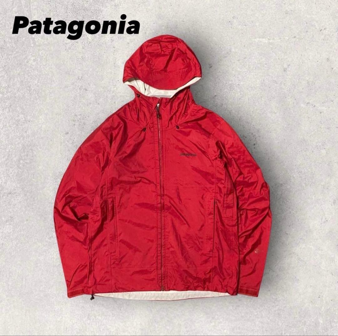 【パタゴニア】トレントシェルジャケット　マウンテンパーカー　M 赤　15年製 e