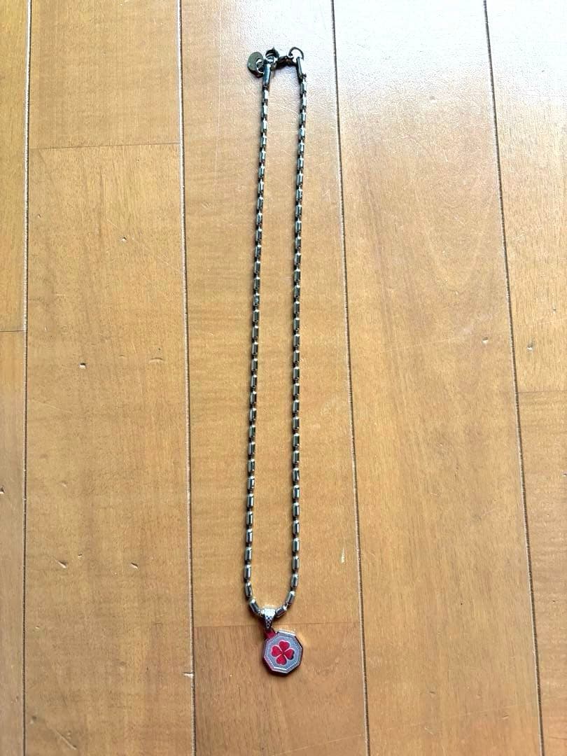 Good-HEARTZ グッドハーツ メタリックネックレス八角形 ハーツ加工