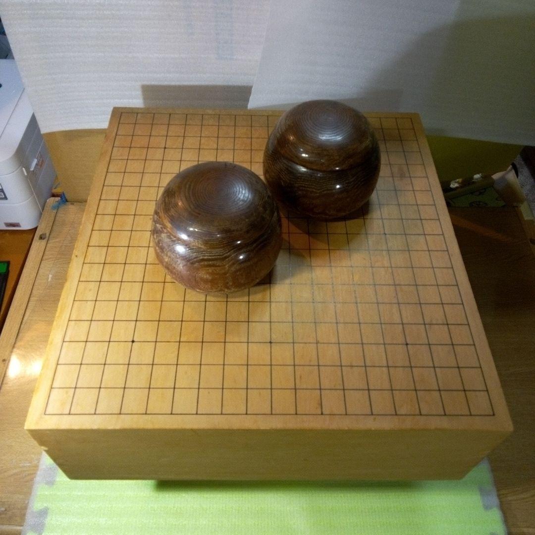囲碁　囲碁盤　囲碁台　碁盤（ごばん）　碁石（ごいし）　碁笥（ごけ）　セット
