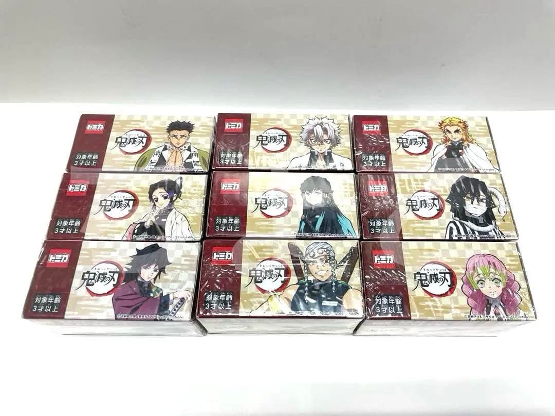 レア】鬼滅の刃 トミカ vol.3 鬼殺隊 柱 9台セット