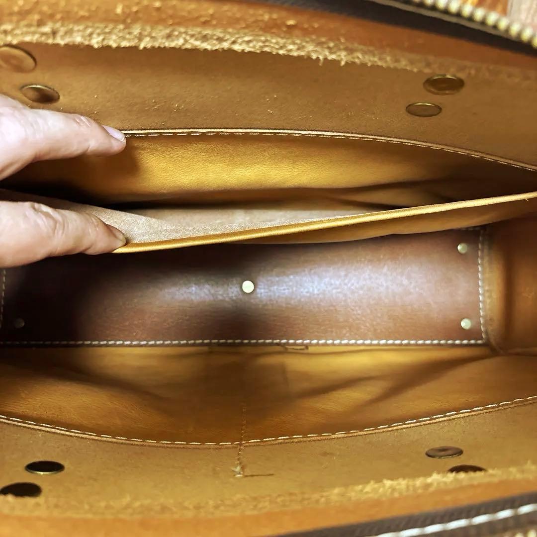 K*u様 HERZ 二本手2wayビジネスバッグキャメル色 Lサイズcitybo