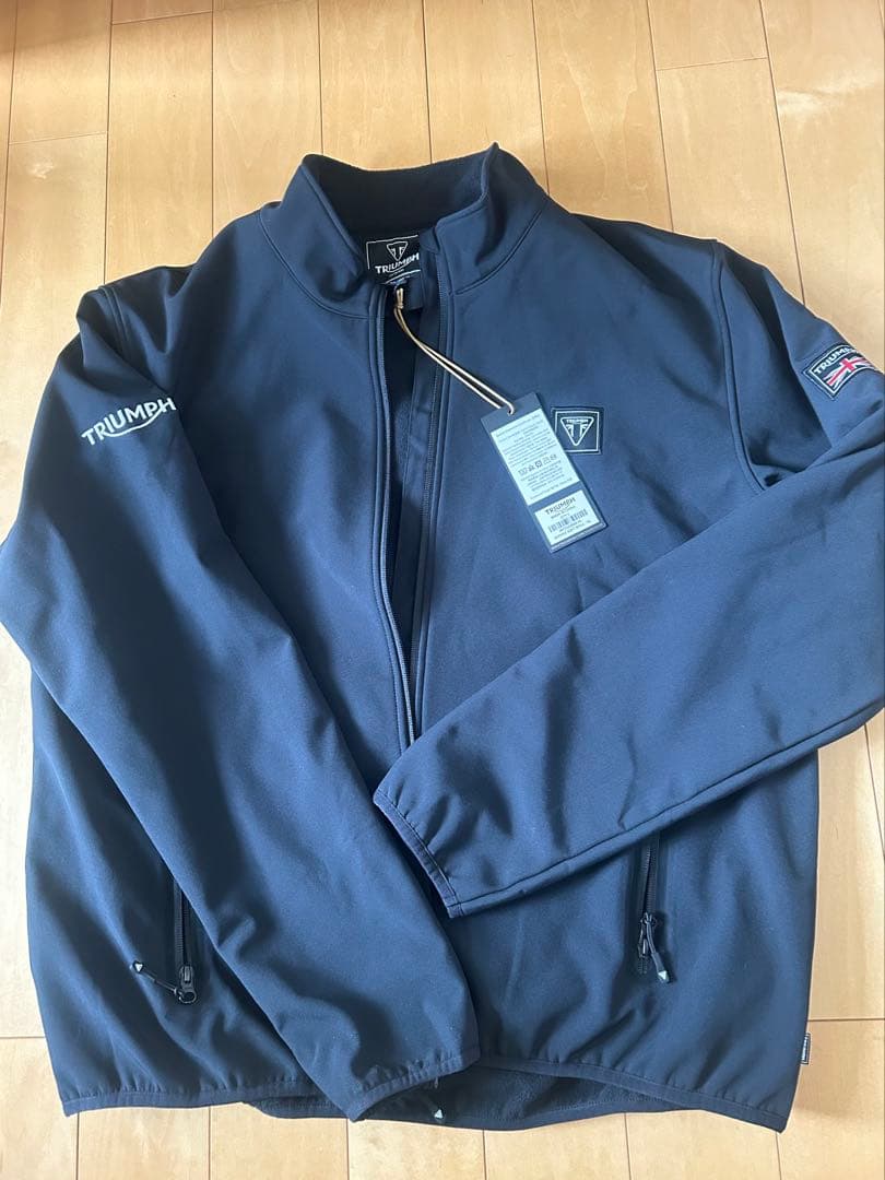 TRIUMPH ブラック ナイロンジャケット XL