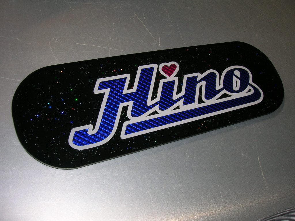 ◆日野バスマーク◆アンドン◆小判板◆Hino改Ⅱ◆ラメ有◆デコトラ◆トラック野郎