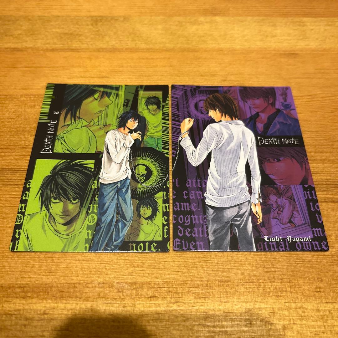 2枚セット】 デスノート トレカ 46 47 夜神月 L 手錠 ノーマル - メルカリ