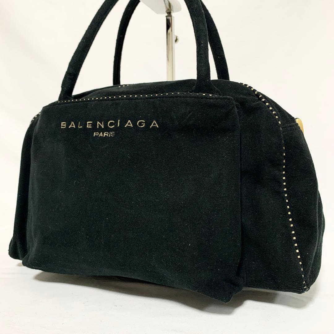 良品✨ バレンシアガ　ヴィンテージ　ボストンバッグ　キャンバス　ブラック　Y2K 中古・古着通販】BALENCIAGA (バレンシアガ) アワーグラス 2WAY