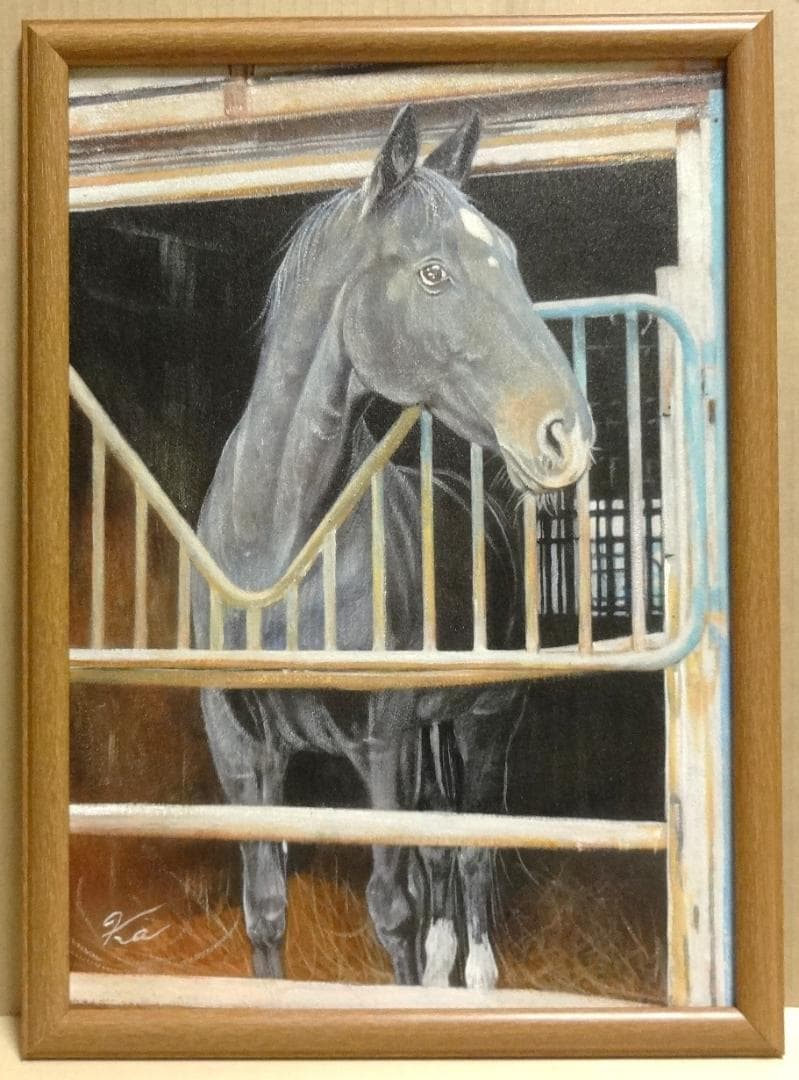 上鈴木正一 油彩画 B4『優しい顔』2/15(日)午前10時までの掲載です!!