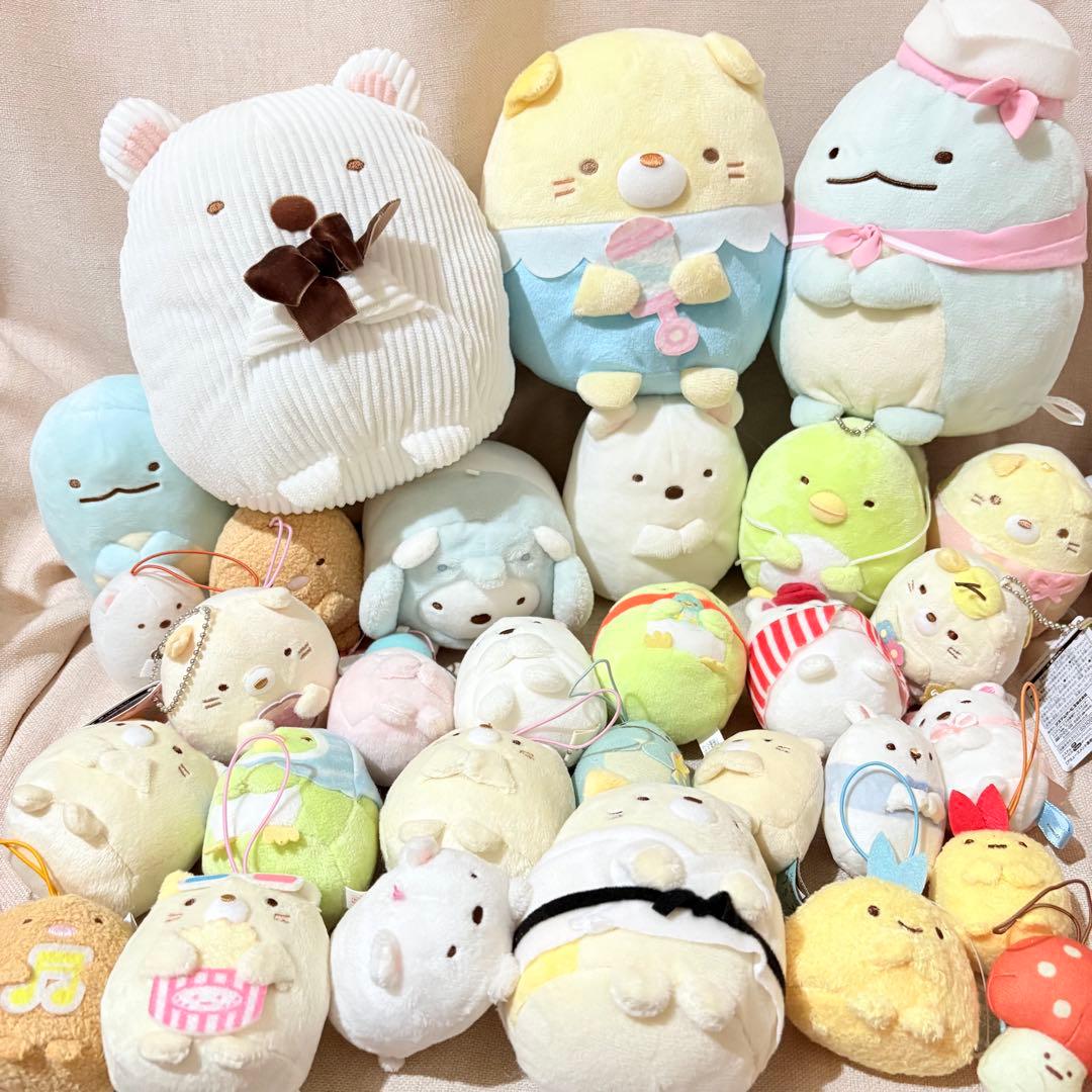 すみっコぐらし　ぬいぐるみ　キーホルダー　ストラップ　てのり　大量　まとめ売り