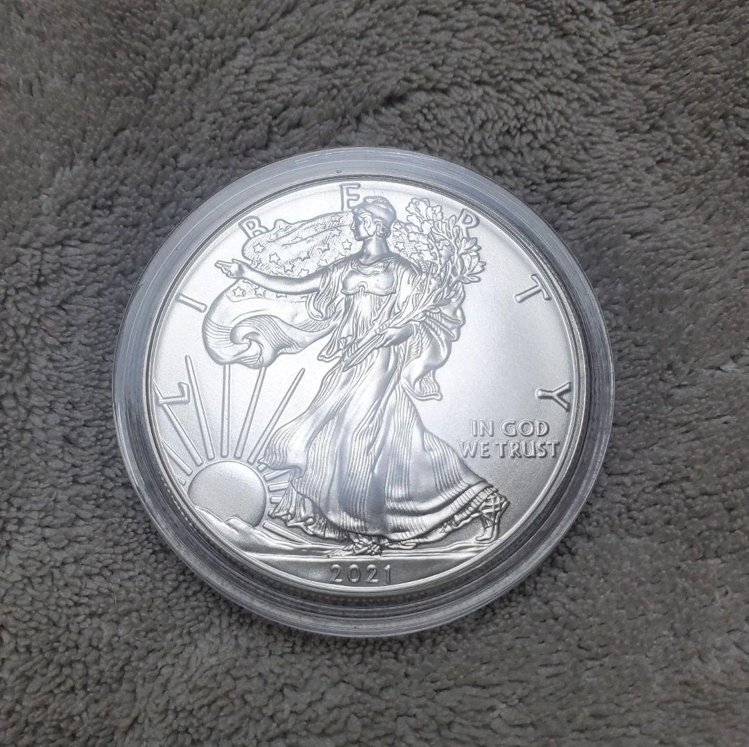 2021年製 アメリカ　イーグルウォーキングリバティ　1型　銀貨 1オンス　1枚