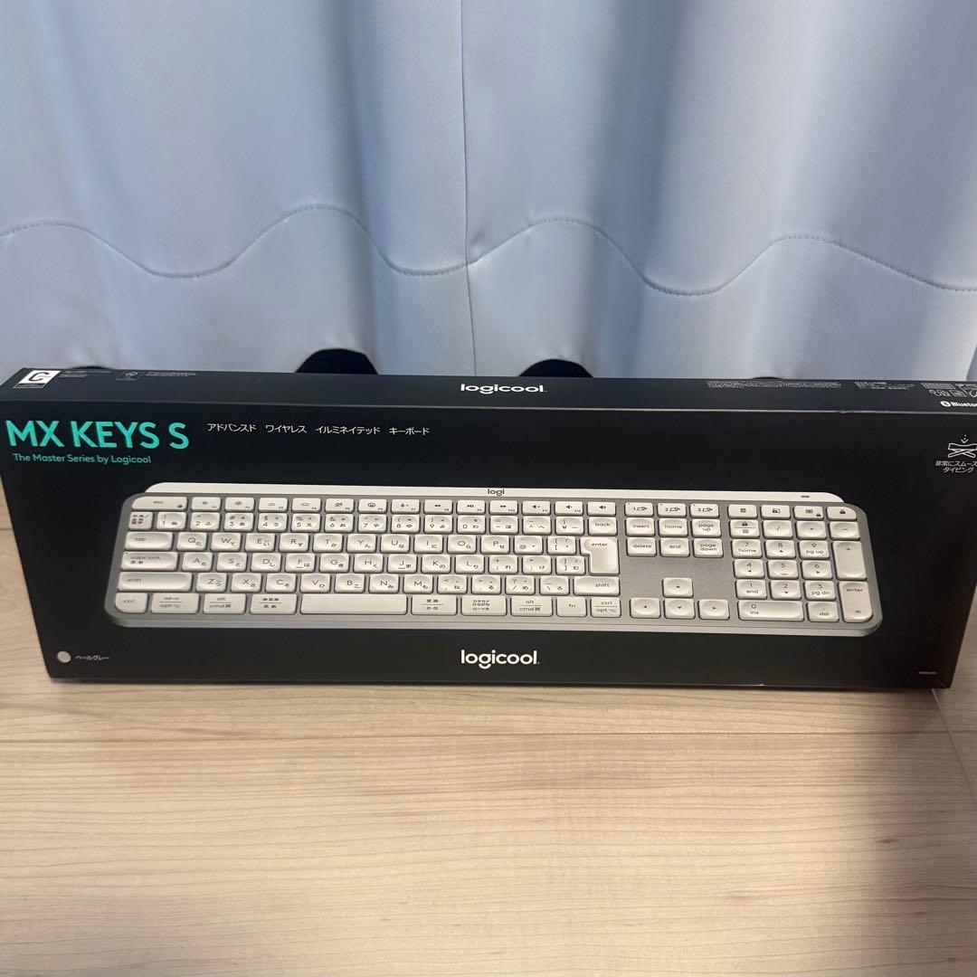 Logicool ロジクールMX KEYS S キーボード ペールグレー