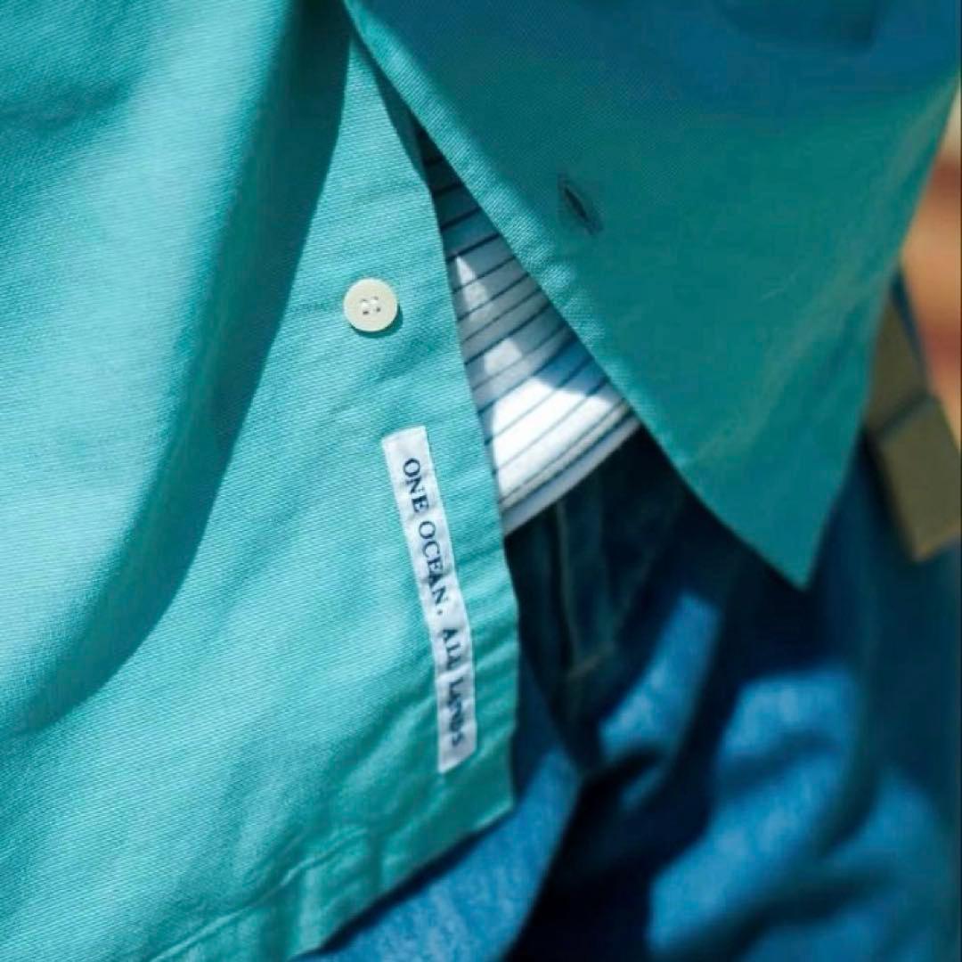 未使用品】ナナミカ オープンカラーパナマショートスリーブシャツ