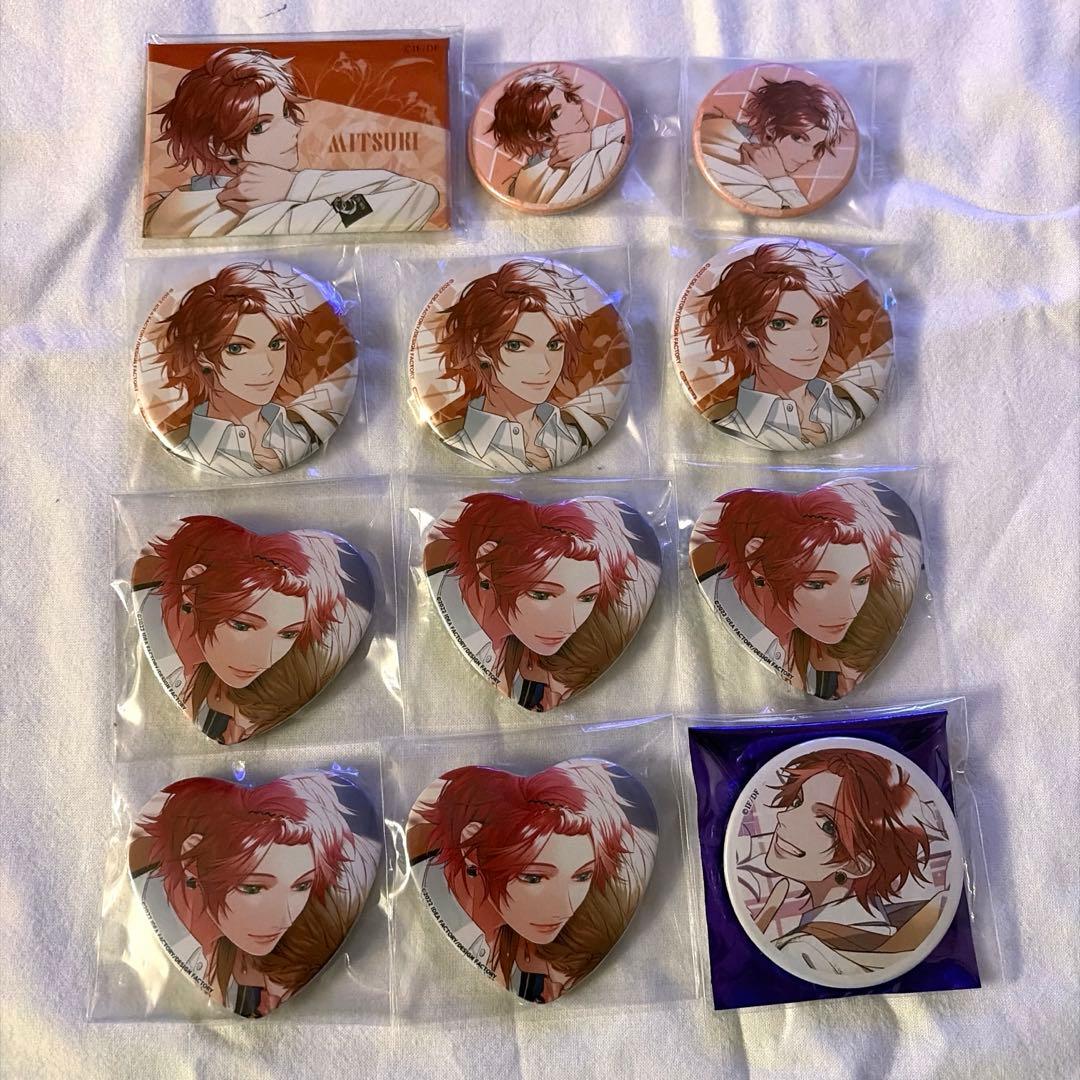 シンパシーキス ステラワース 缶バッジセットsympathykiss 五月女光基