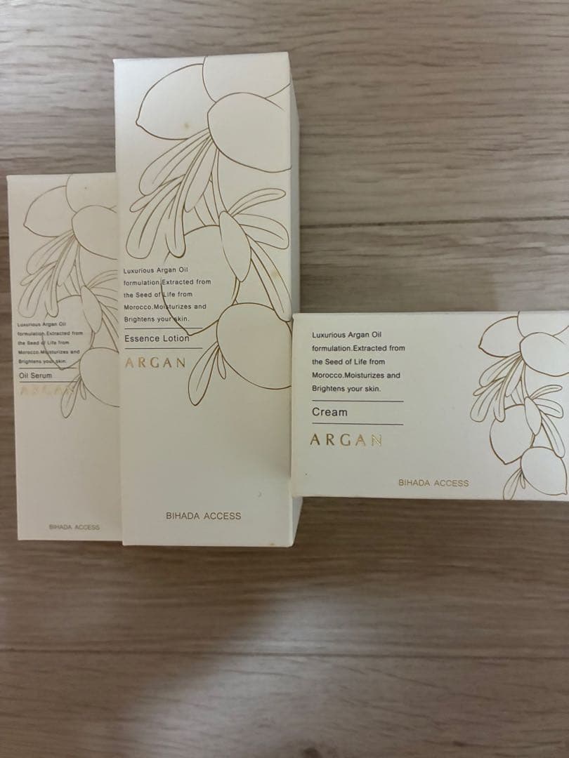 アルガンオイル エッセンスローション &クリーム&美容液セット