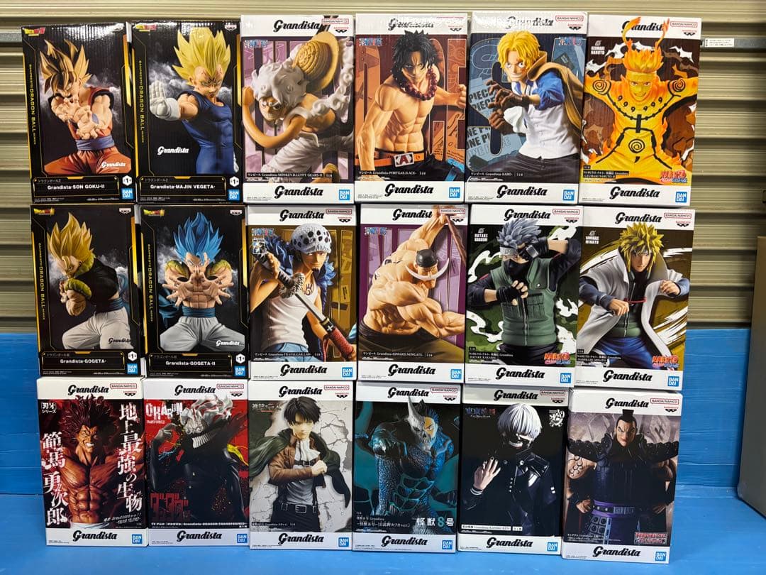プライズフィギュア　グランディスタシリーズ　18体セット