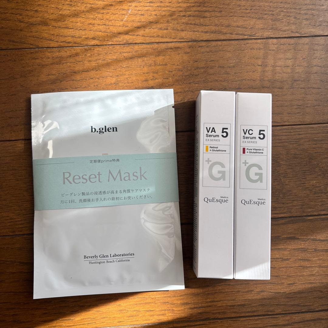 b.glen Reset Mask & VA 5VC 5Serum 2本セット