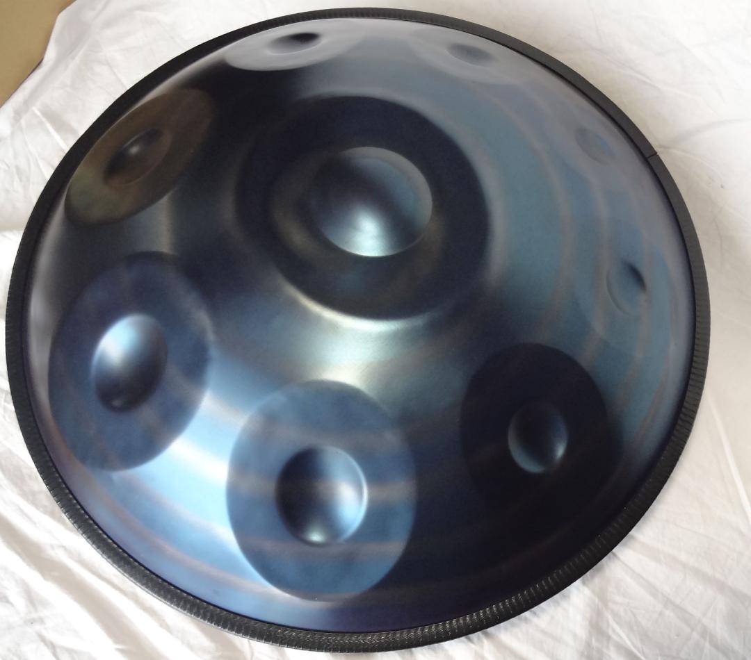 ハンドパン Dマイナー 9音 中華製 練習用に♪ ステンレス HANDPAN