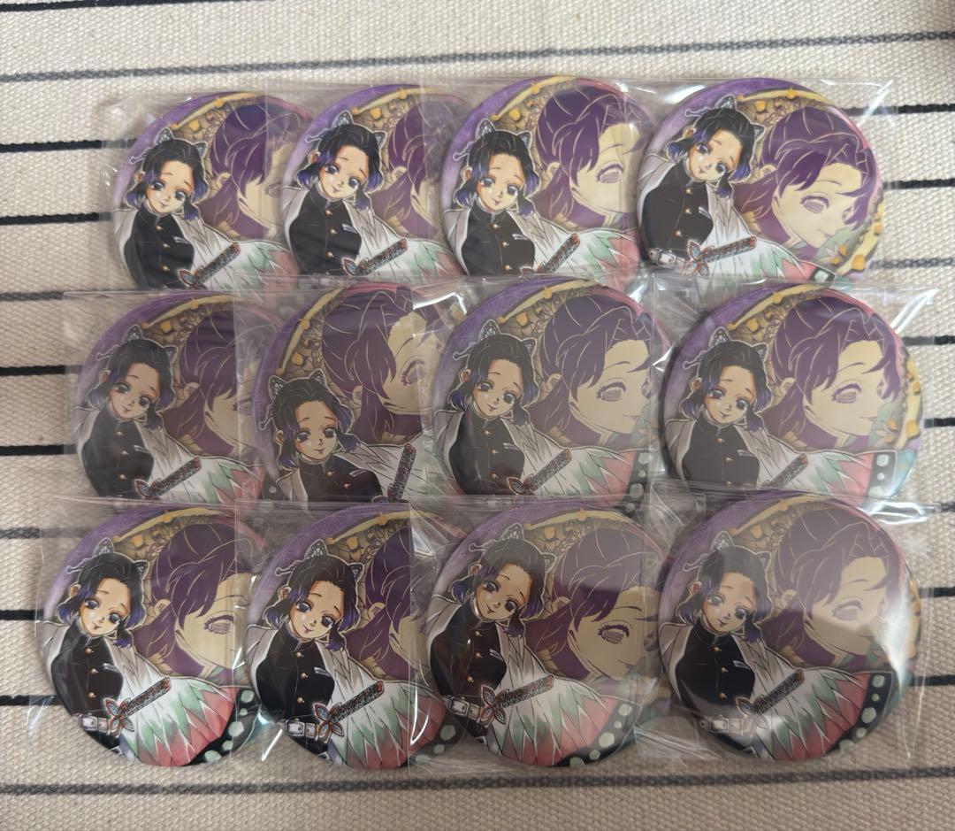 鬼滅の刃 原画展 コレクション缶バッジ第６弾　胡蝶しのぶ 12点