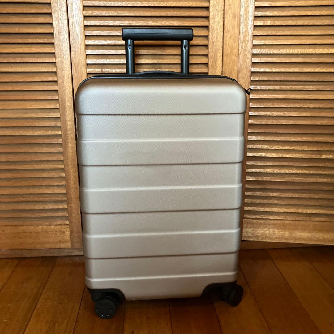無印良品　キャリーバーの高さを自由に調節できるストッパー付きハードキャリー　美品