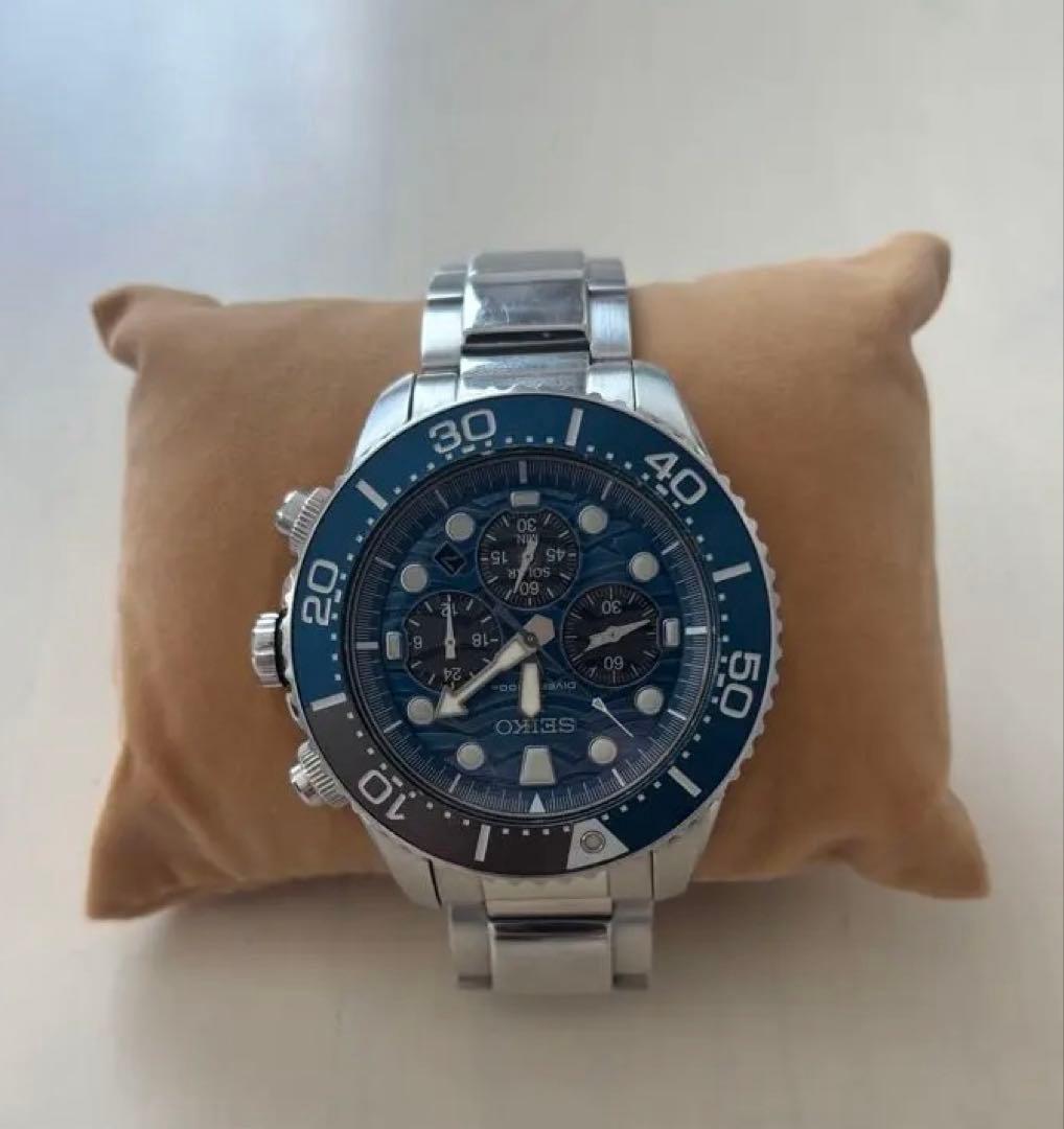 セイコー　プロスペックス ソーラー ダイバーズクロノグラフ