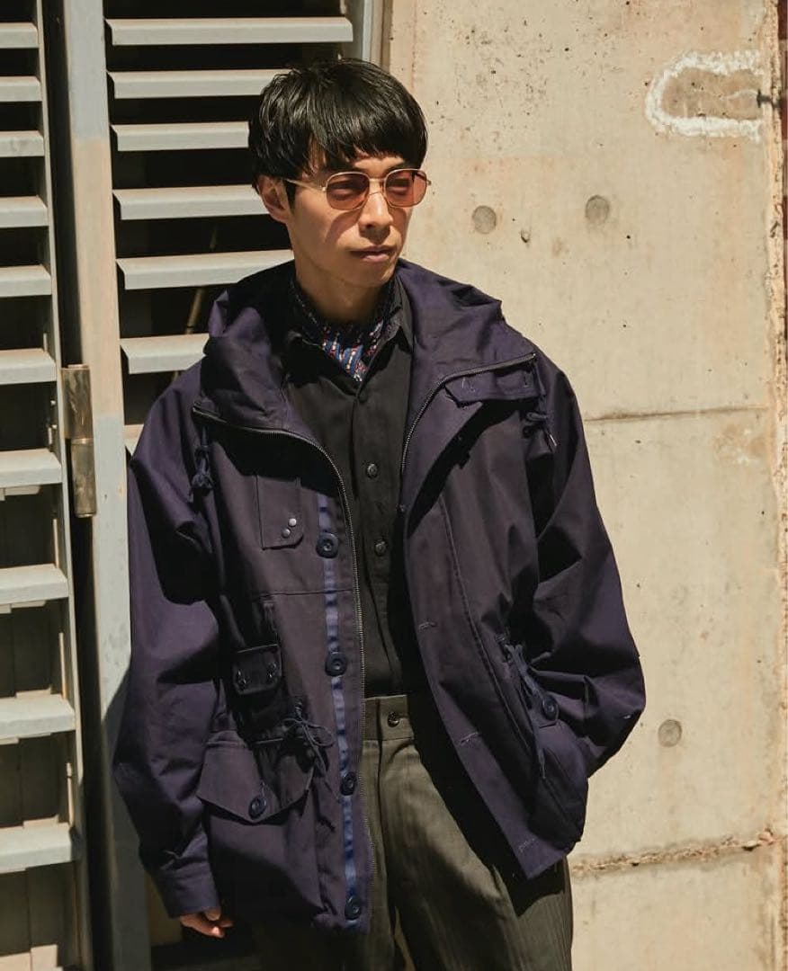 メ*イ様 griffin hartland ロイヤルネイビー ベンタイルパーカ - メルカリ