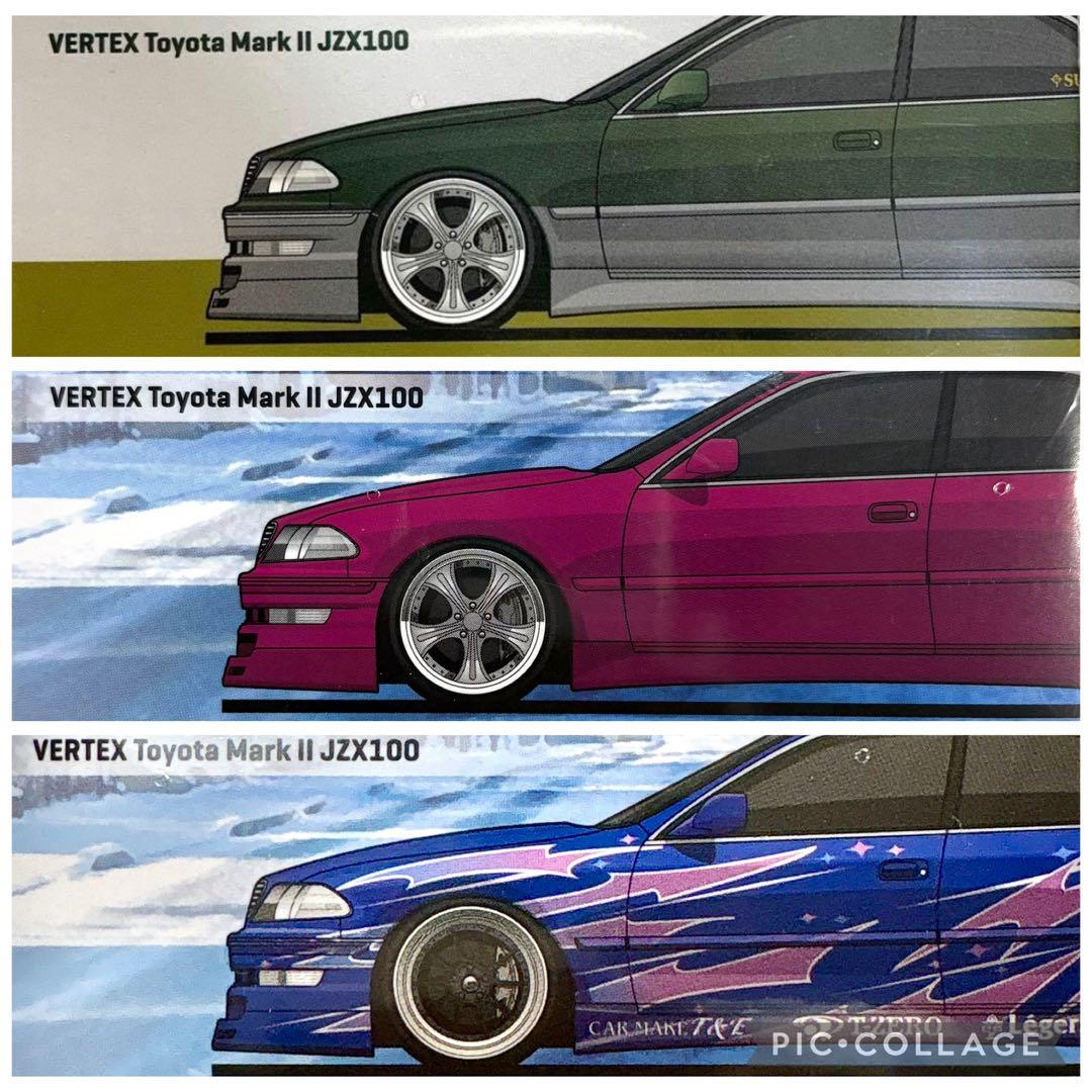 ターマックワークス　VERTEX トヨタ マークII JZX100 3台セット ターマックワークス VERTEX トヨタ マークII JZX100 3台セット｜Yahoo