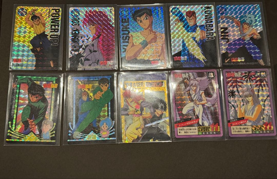 幽遊白書　カードダスなど28枚セット アニメ『幽☆遊☆白書』30周年記念 カードダス」が登場！30周年記念