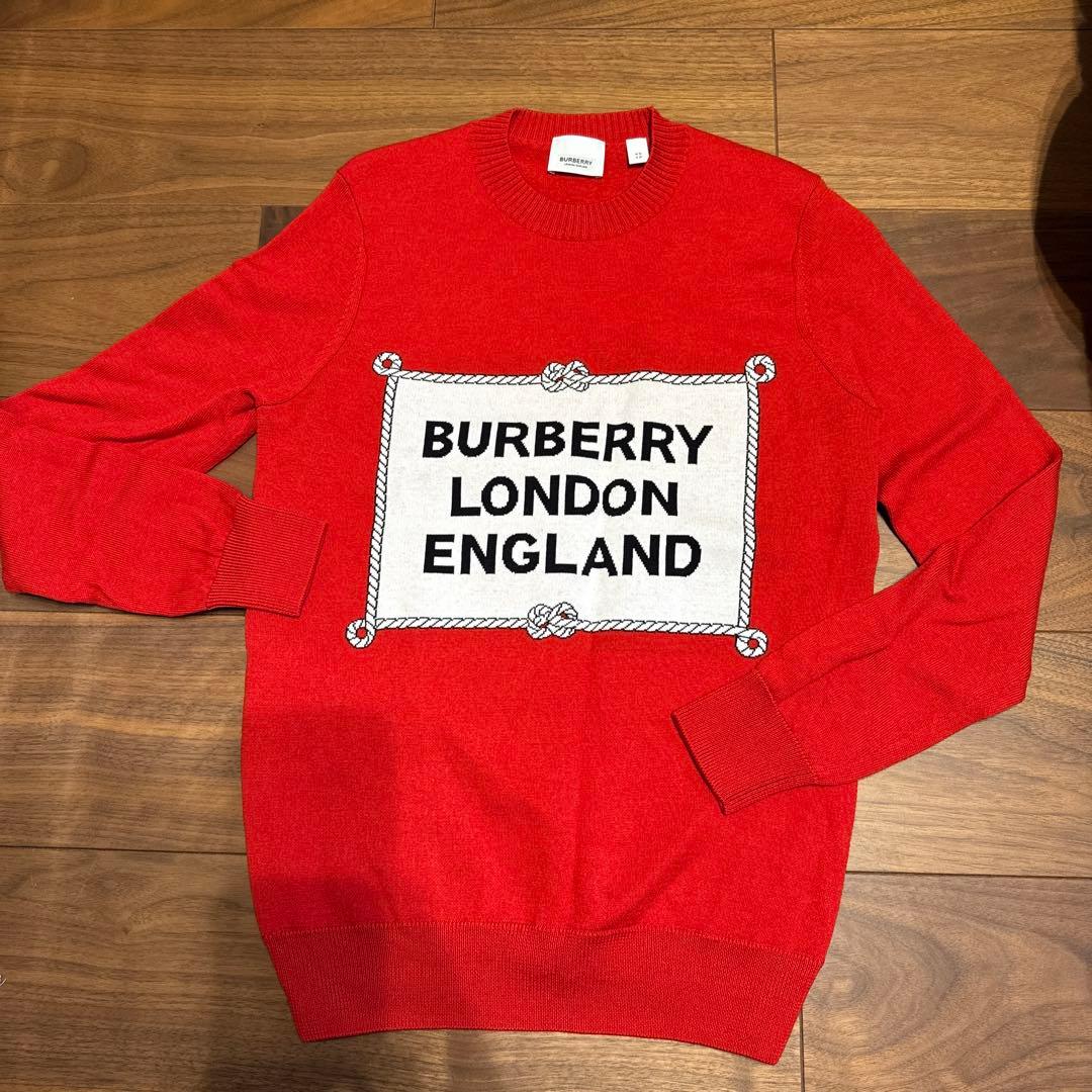 BURBERRY LONDON ENGLAND ロゴニット