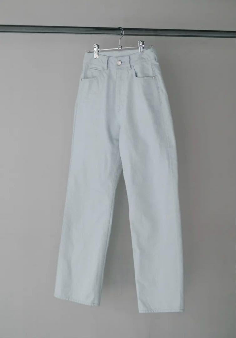【pois】one wash denim ブルー Shabbies High Waist Drawstring Boyfriend Denim Jeans - Resort Blue