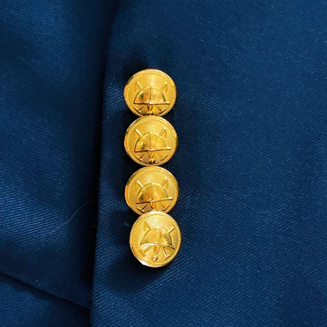 ポロラルフローレン】ジャケット 紺ブレ 金ボタン ネイビー 40R 段返り