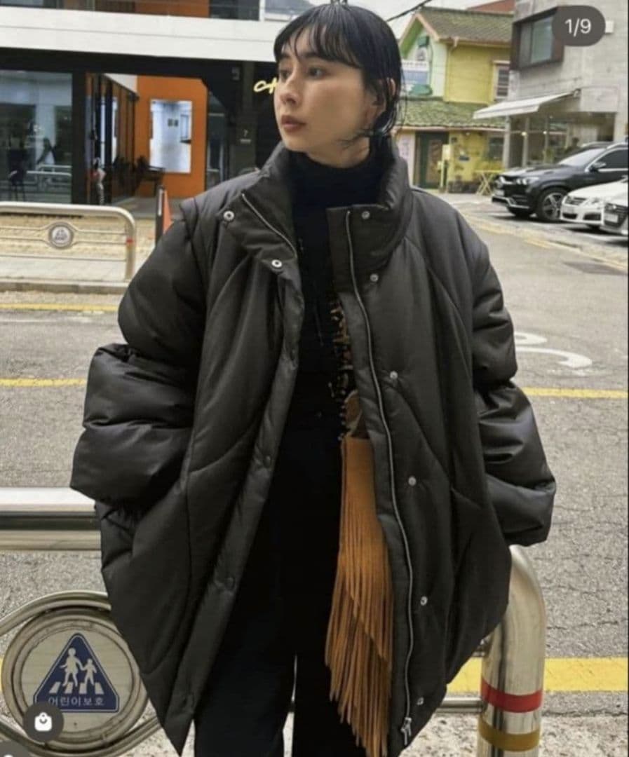 Ameri　2WAY WAVE STITCH PADDED JACKET 2WAY WAVE STITCH PADDED JACKET(S IVORY): AMERI: WOMENS｜ STUDIOUS