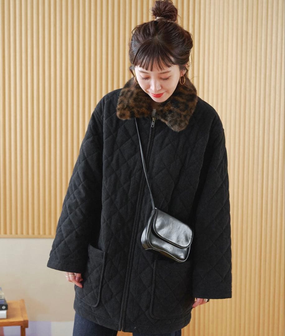 【ZOZO限定】ファー襟中綿ジャケット