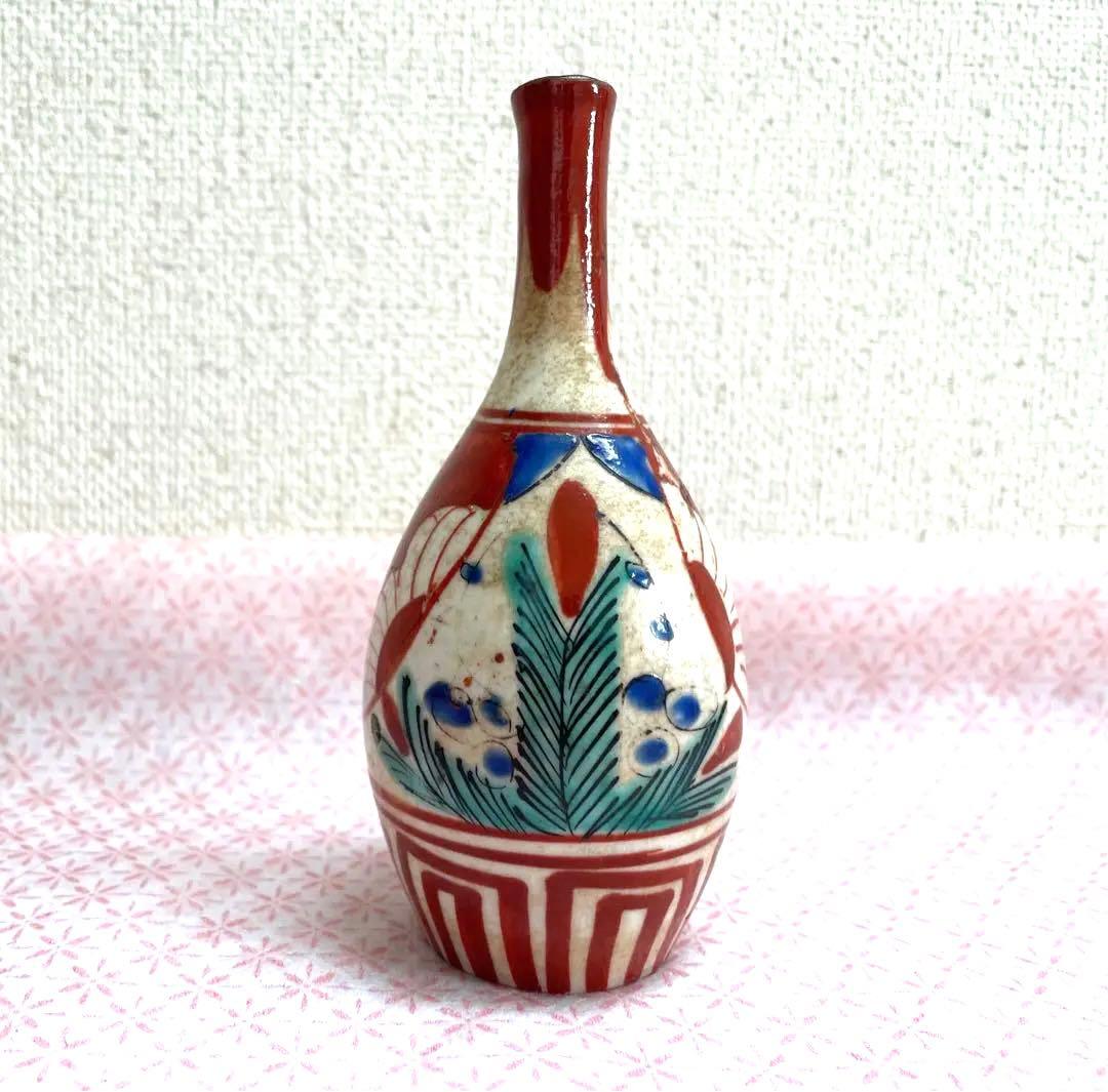 古伊万里 赤絵 御神酒 徳利 - メルカリ