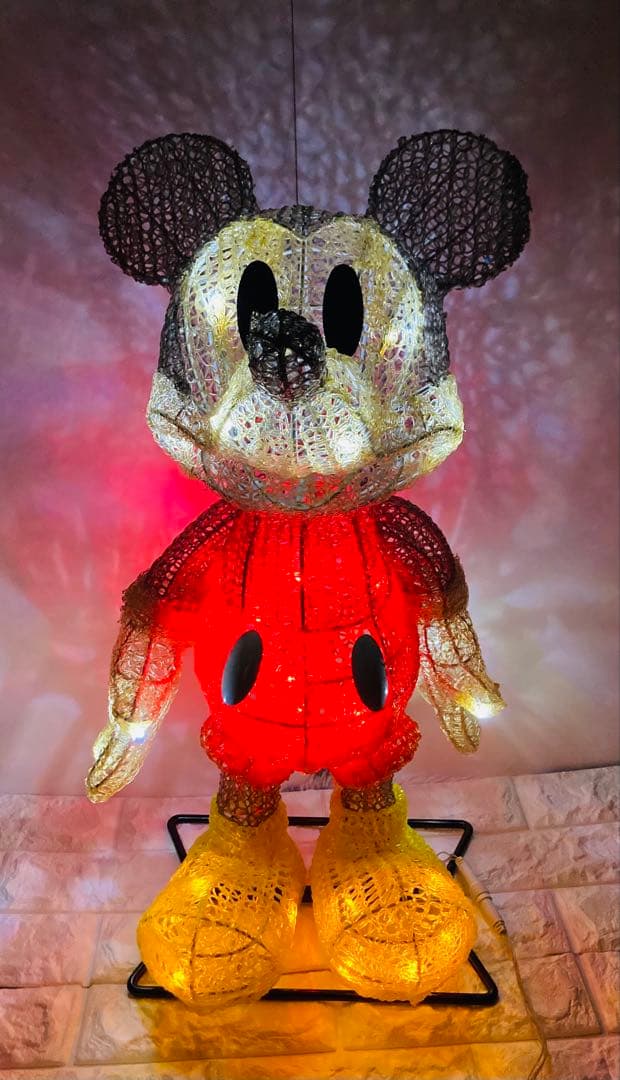 BIG ミッキーマウス 3Dモチーフ LED イルミネーション