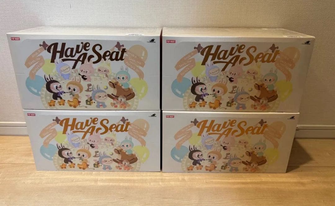 4アソート　POPMART Have A Seat labubu ラブブ ハブシ POP MART（ポップマート） 【正規品・即発送】 THE MONSTERS Have a