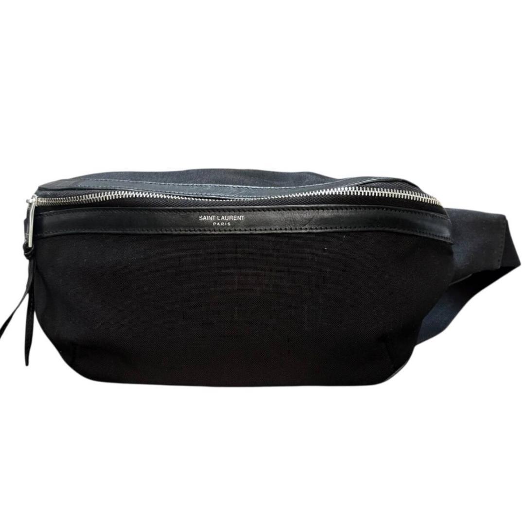 サンローラン 現行 シティ ボディバッグ ウエストポーチ クロスボディ 斜め掛け