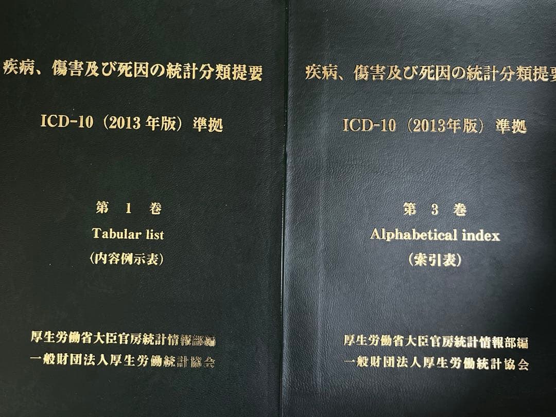 新品iCD-10第1と3巻　2013年版